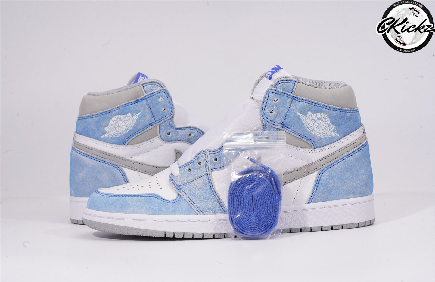Retro Light Blue Trainers