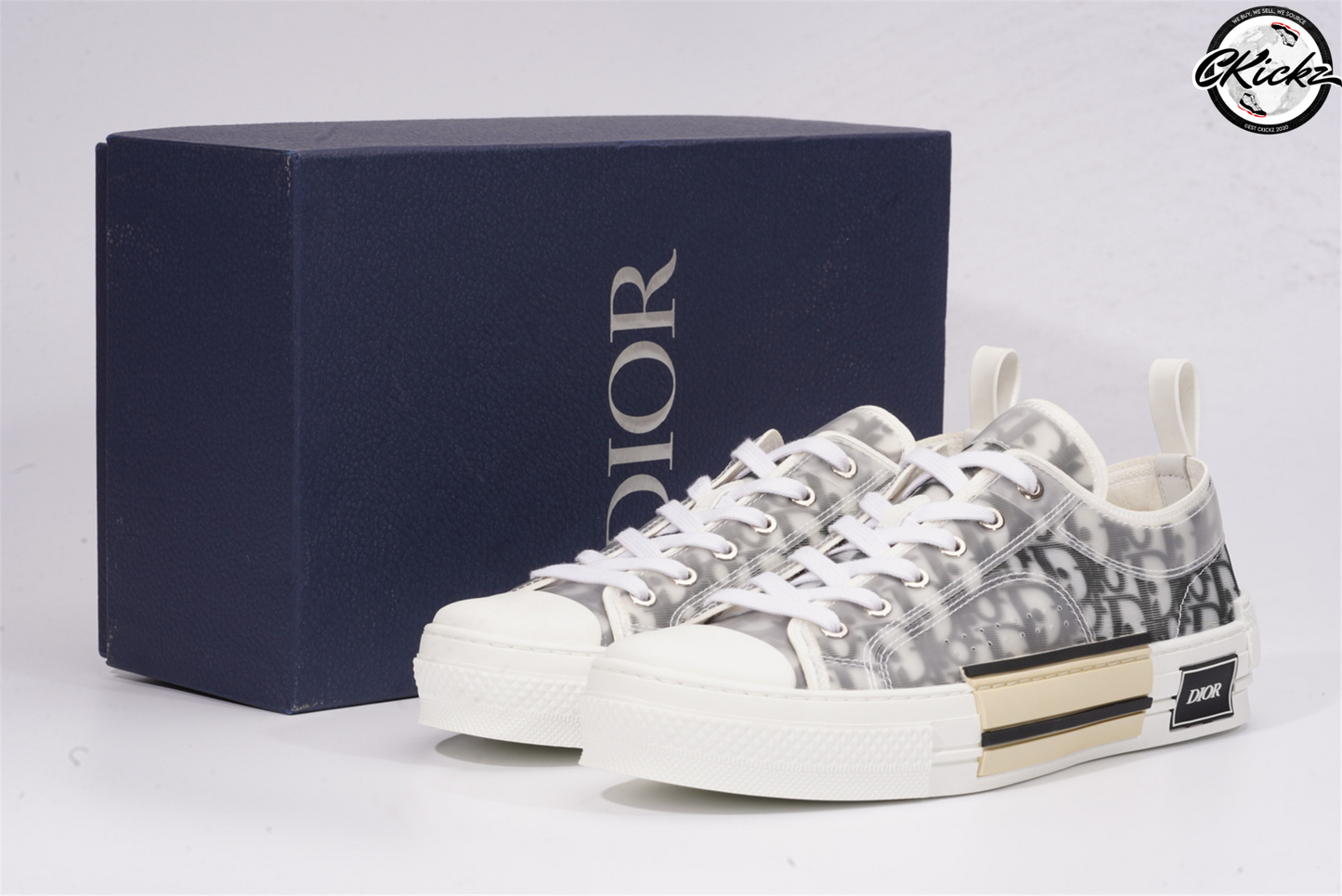 Monochrome Print Low-Top Trainer