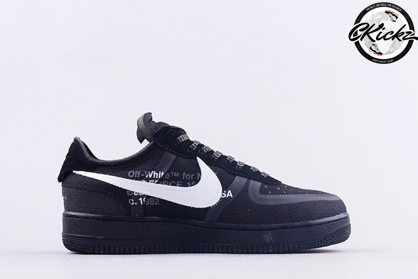 AF1 Low Off-White Black White