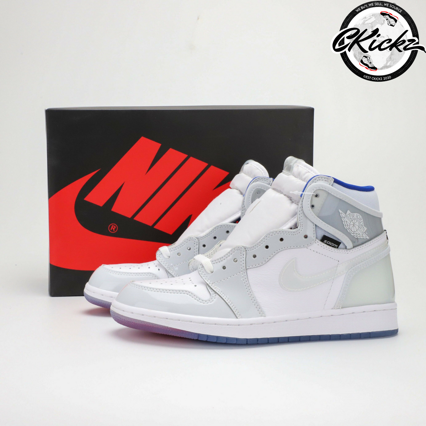 Retro Zoom Blue Trainers