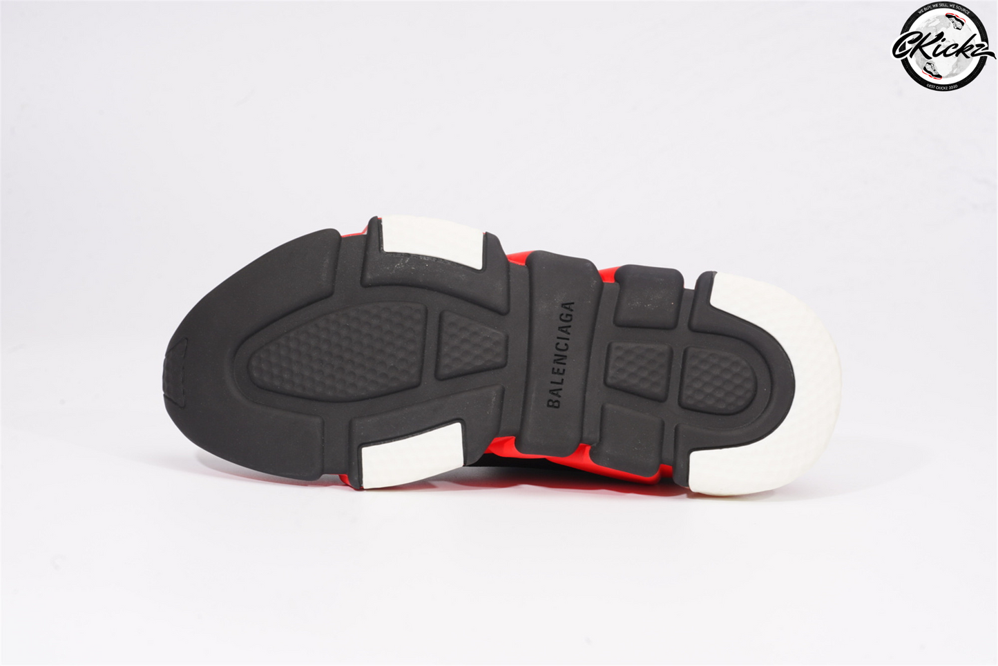 Balenci Speed Clear Sole Red