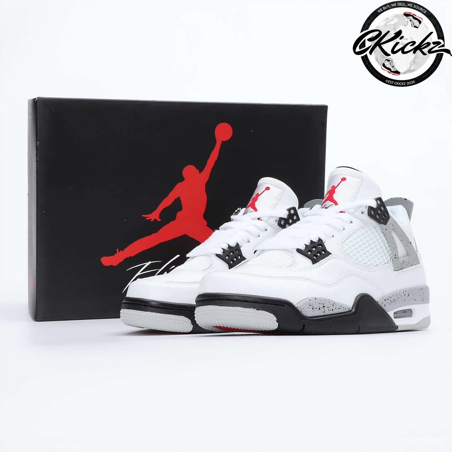 Retro White Cement Trainers