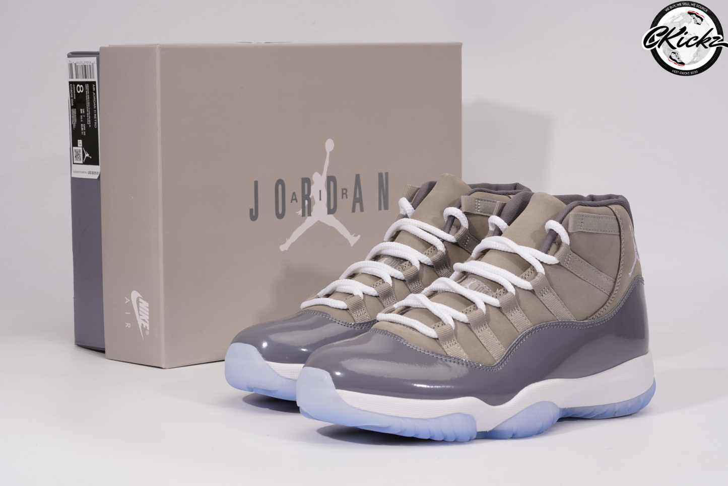 Retro Cool Grey Trainers