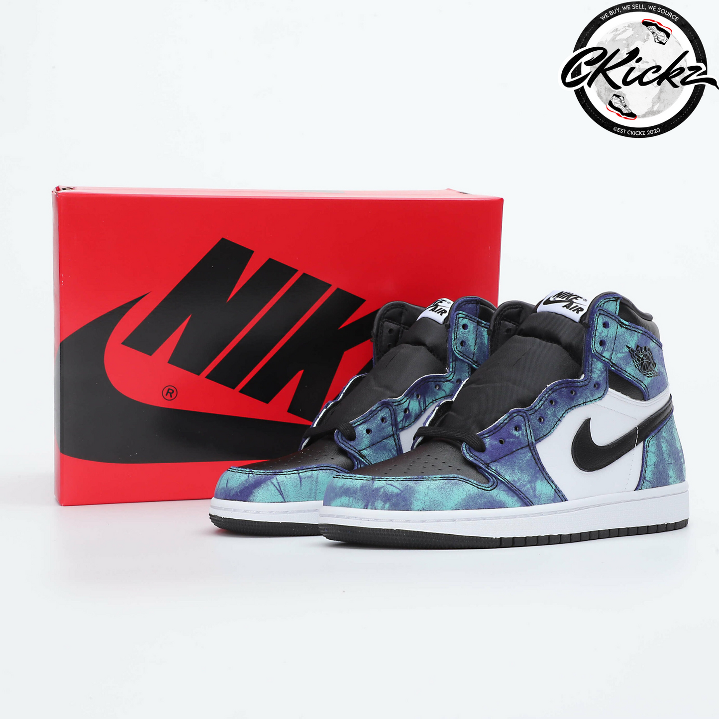 Retro Tie Dye Trainers