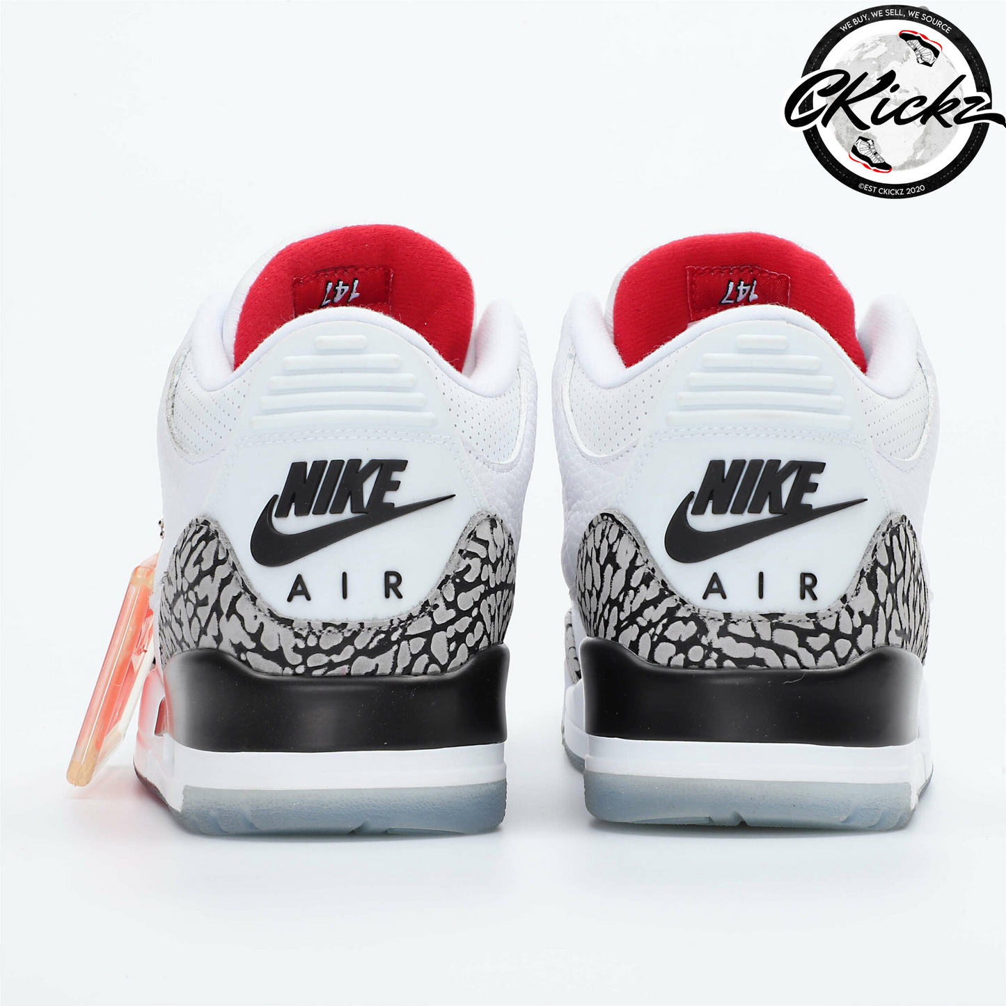 J3 Retro Free Throw Line White Cement