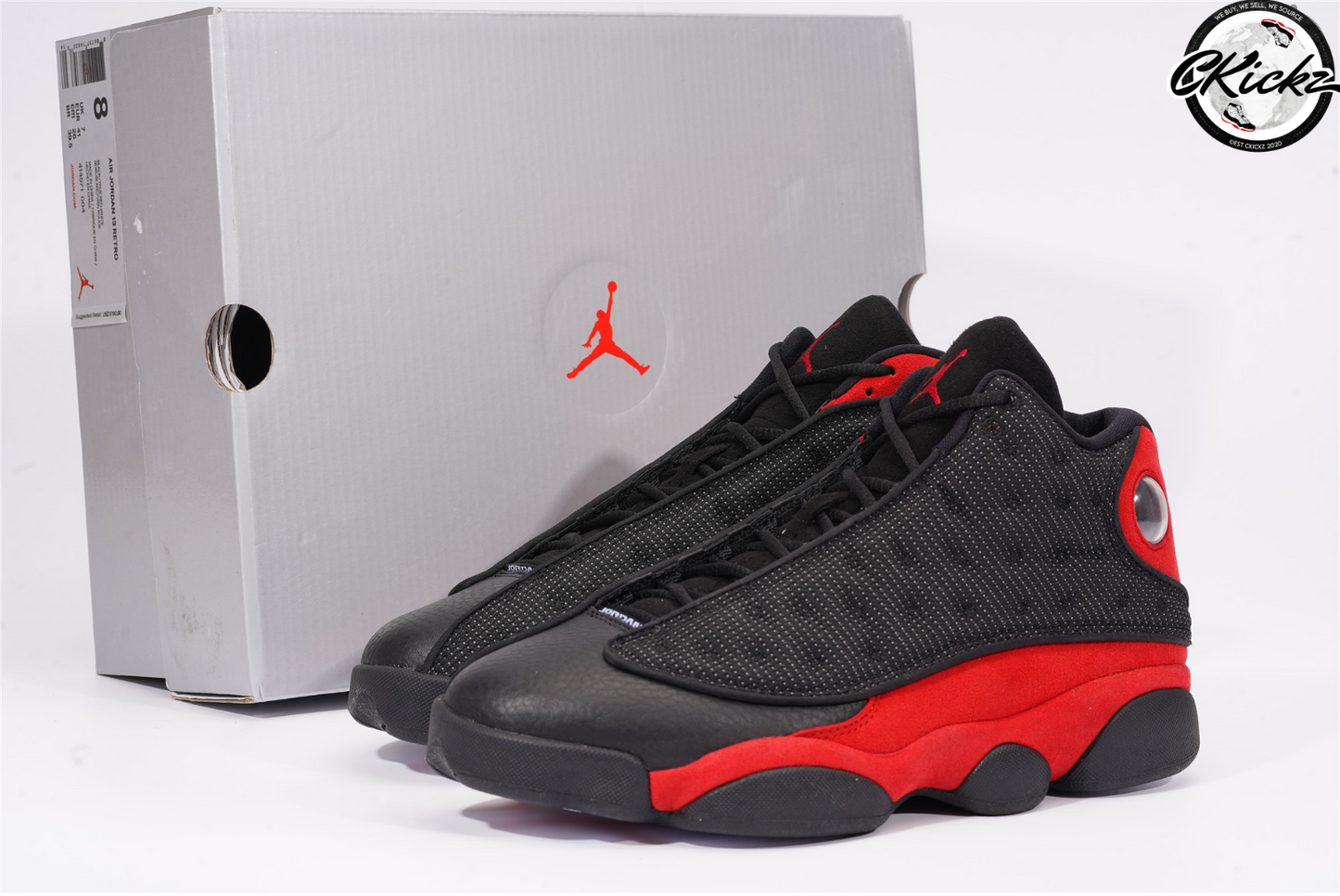 Retro Red Bred Trainers