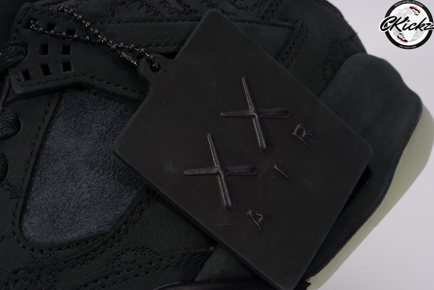 Retro Kaws Black Trainers