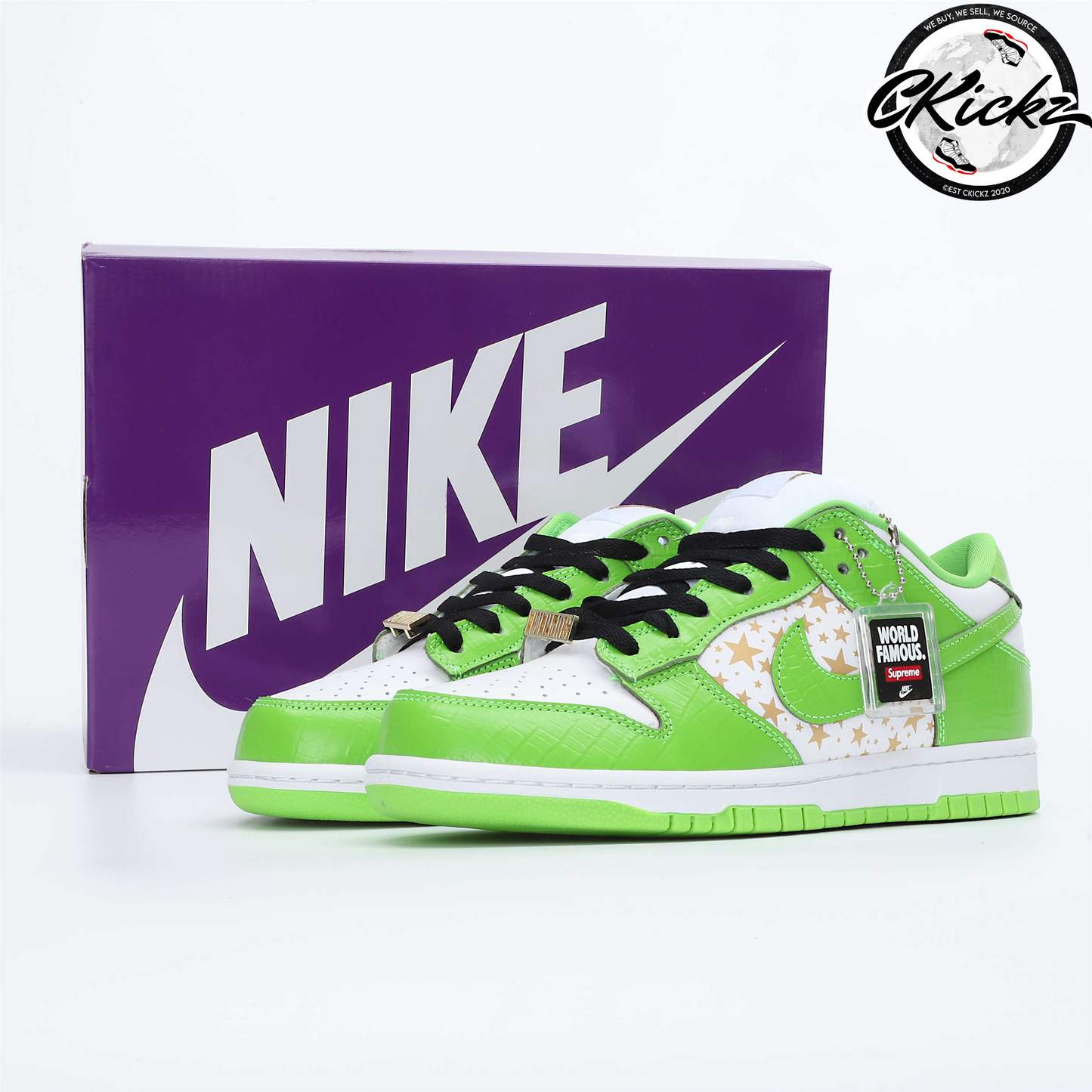 Court Fade Low All Stars Lime Green