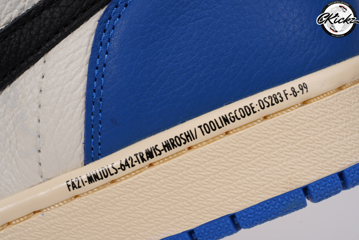Retro Blue Panel Trainers