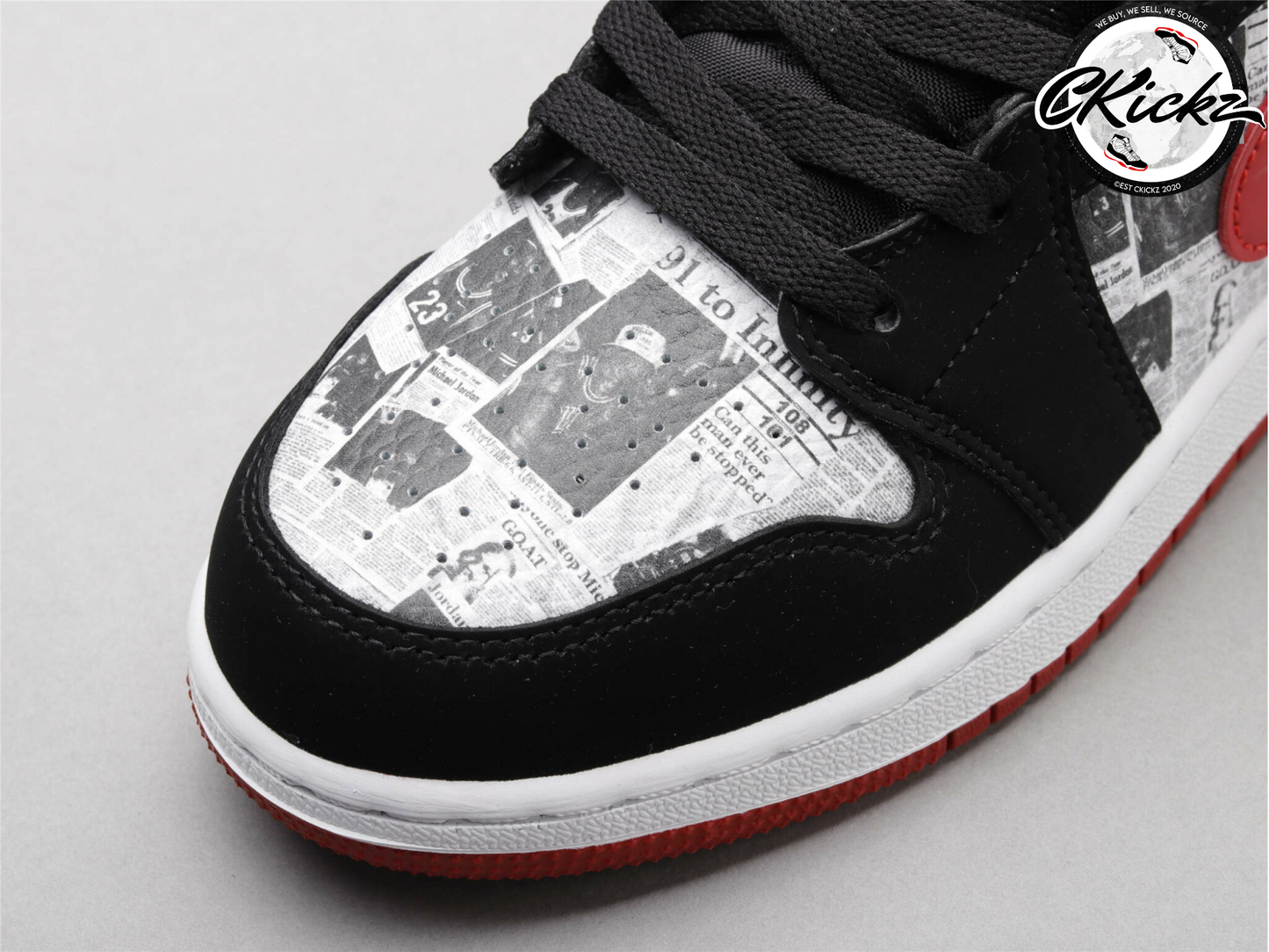 Retro Mid Newspaper Air Times Trainers