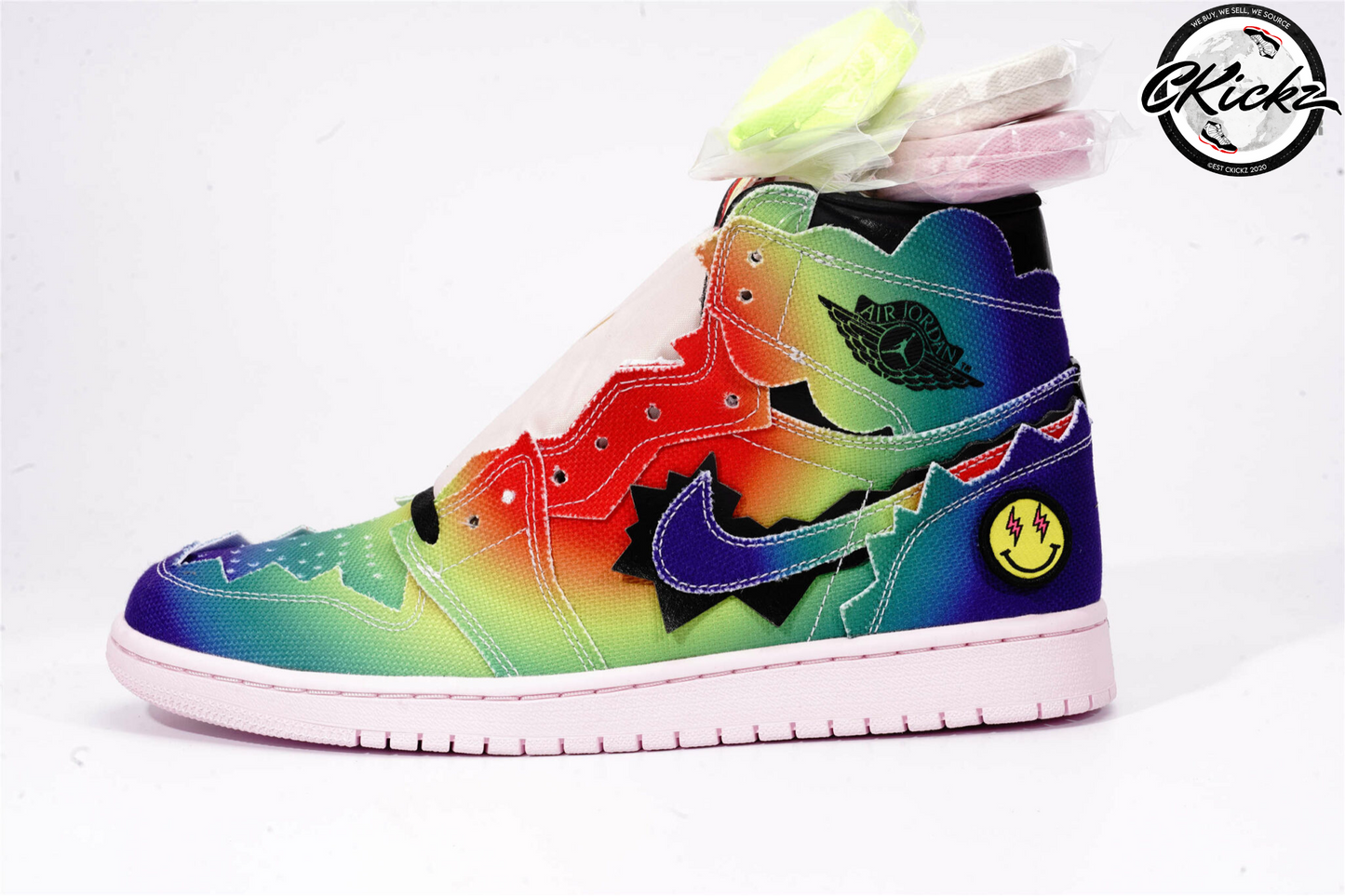 Retro High Multi Coloured Trainers