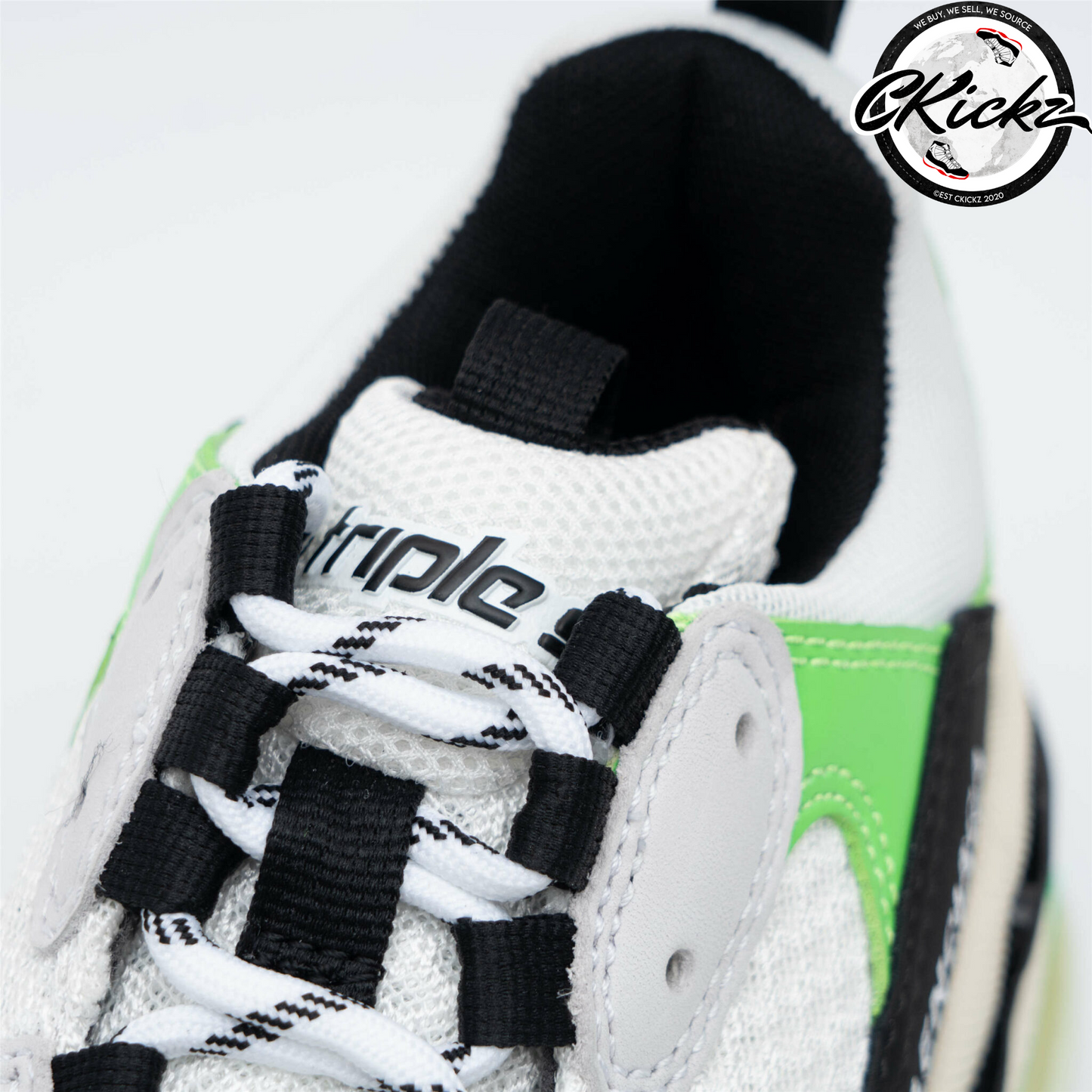Balenci Triple S Green Black