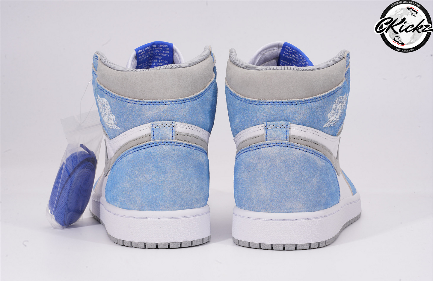 Retro Light Blue Trainers