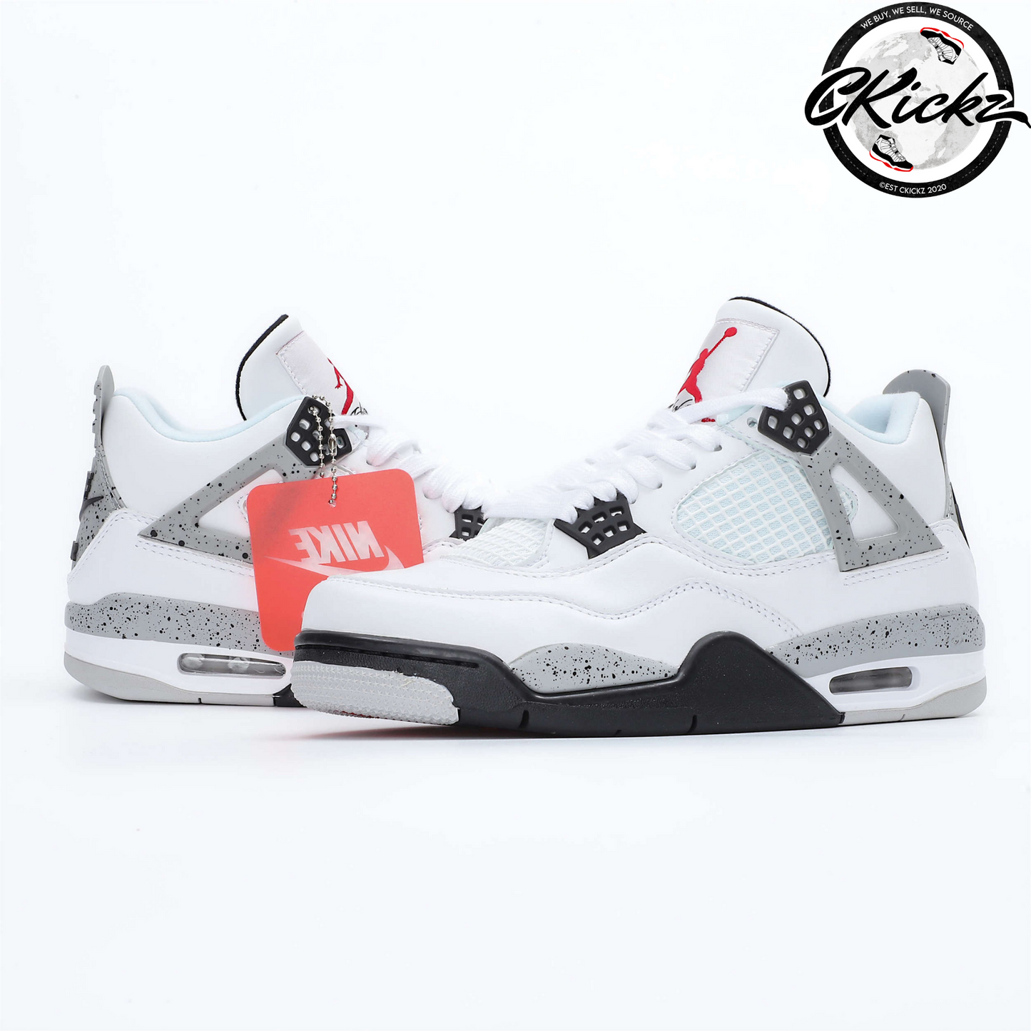 Retro White Cement Trainers
