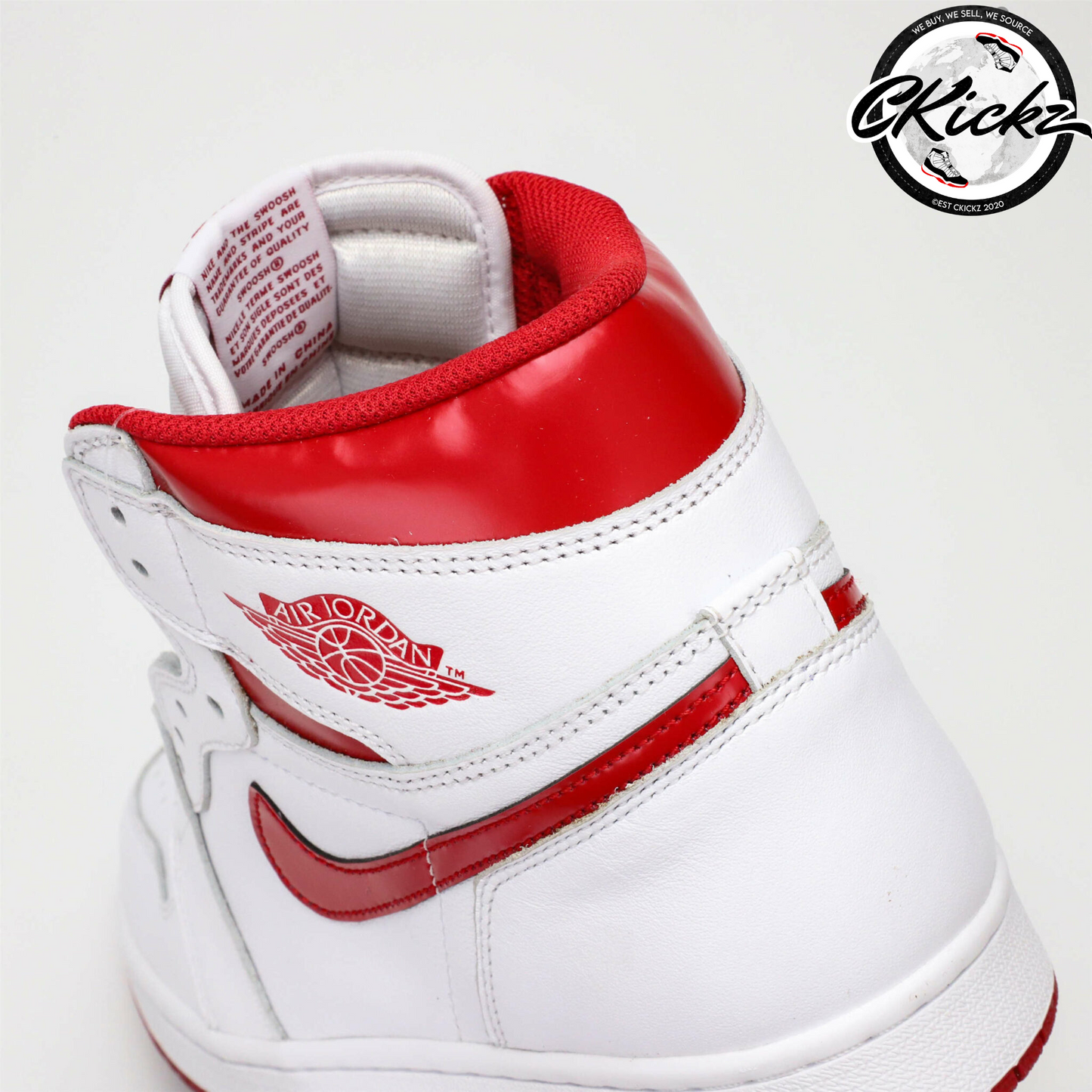 Retro Metallic Red Trainers