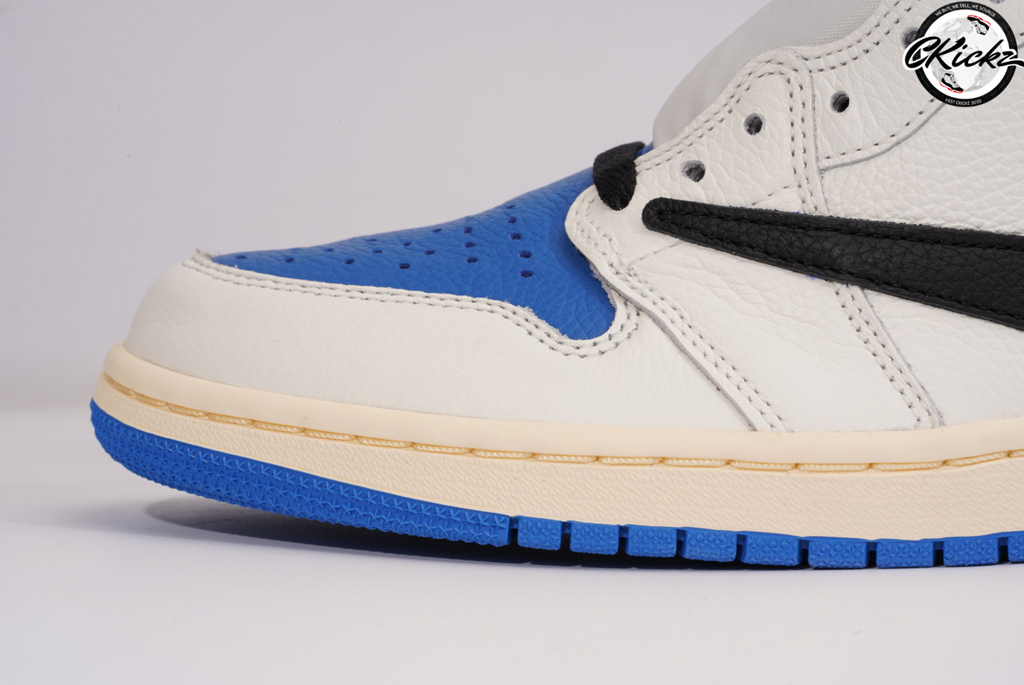 Retro Blue Panel Trainers