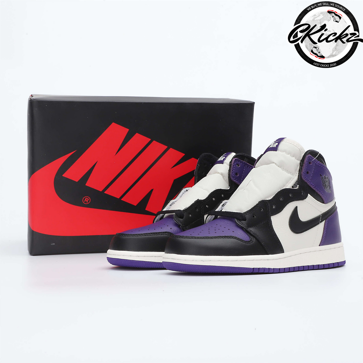 Retro High Court Purple Trainers