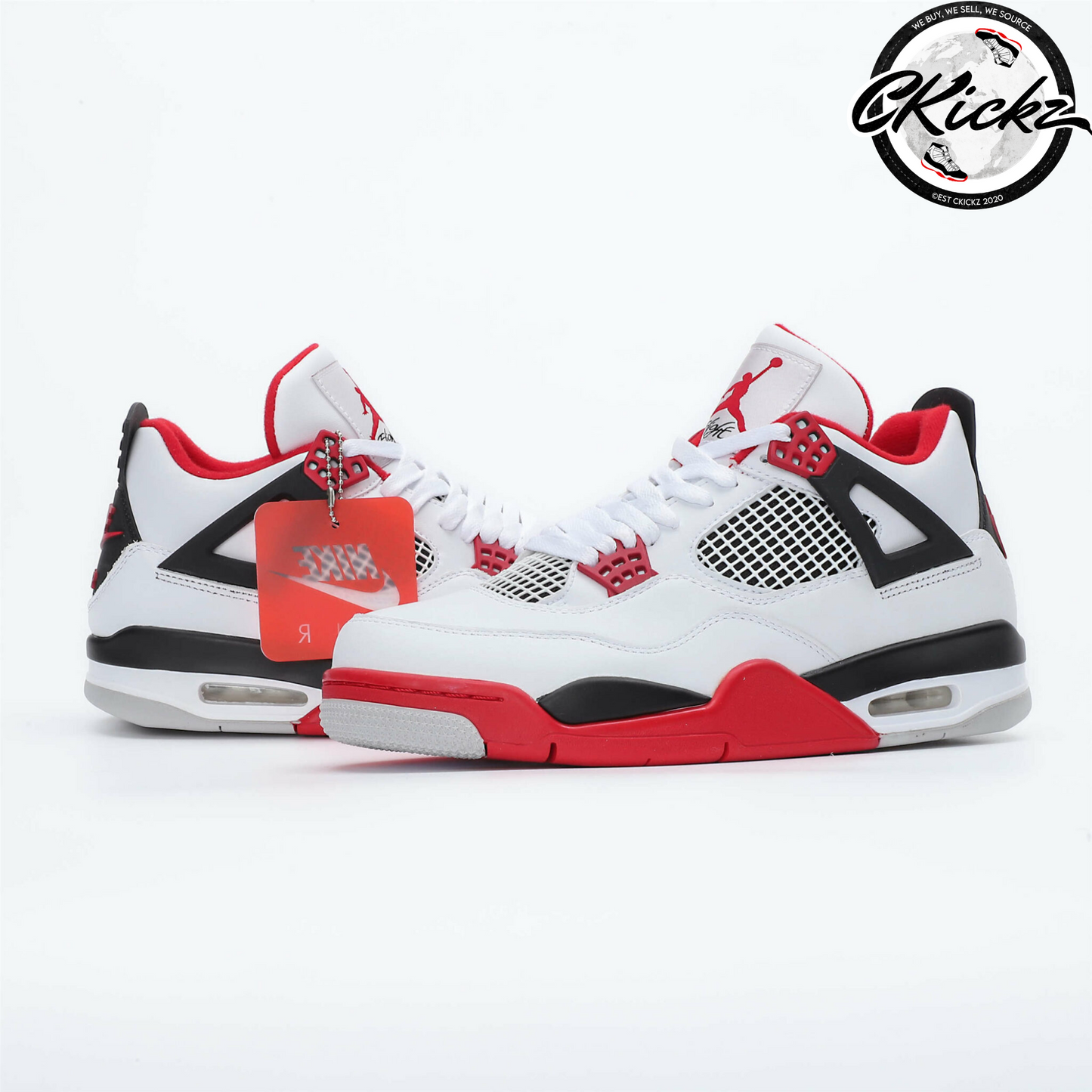 Retro Fire Red Trainers