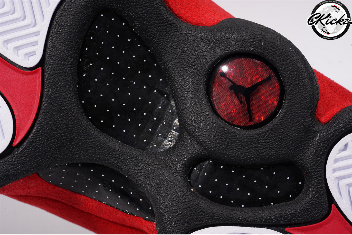 Retro Red Bred Trainers