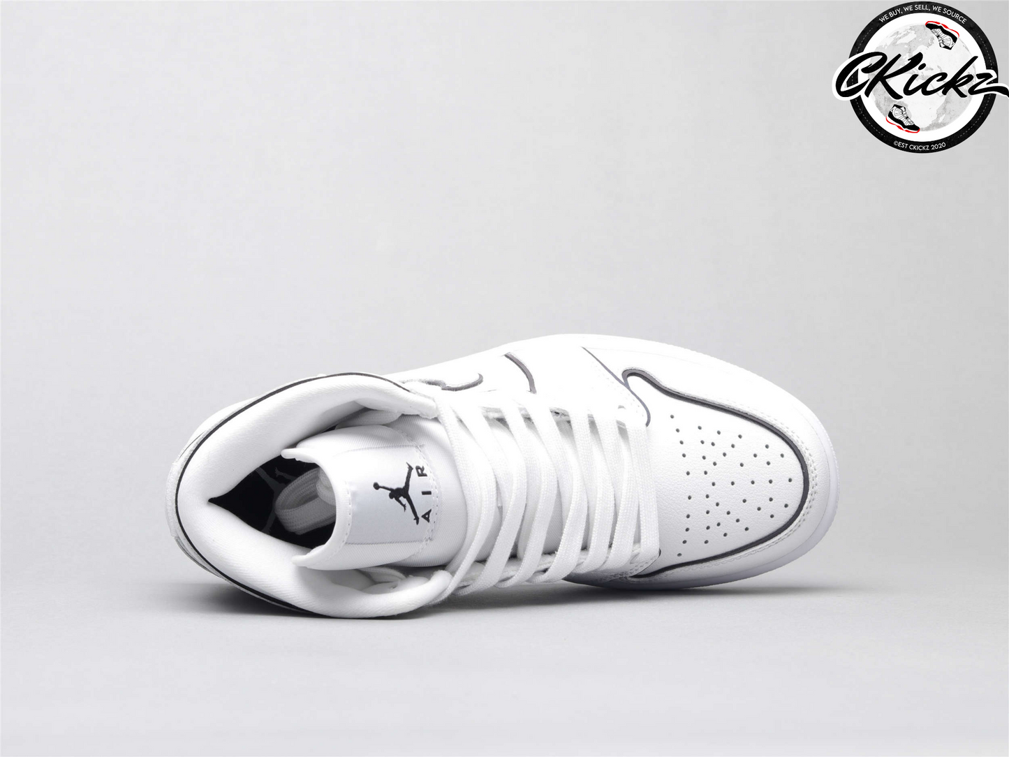 Retro Mid Iridescent Reflective White Trainers