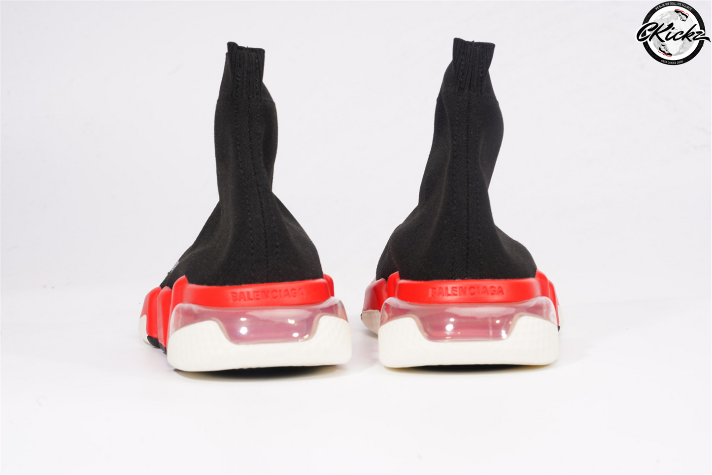 Balenci Speed Clear Sole Red