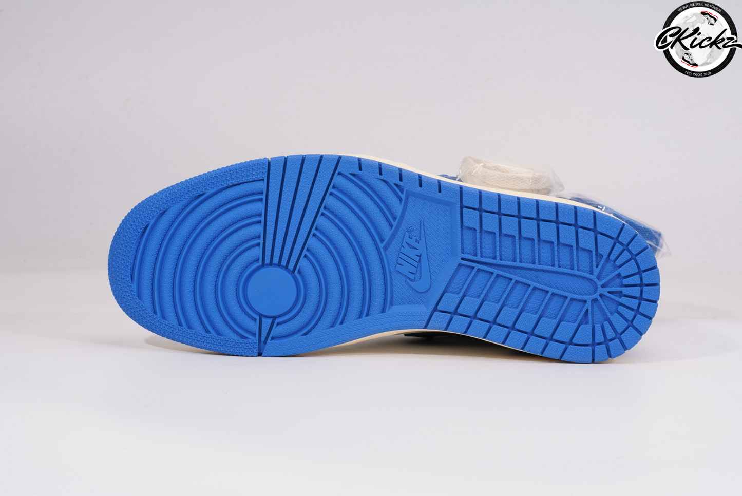 Retro Blue Panel Trainers