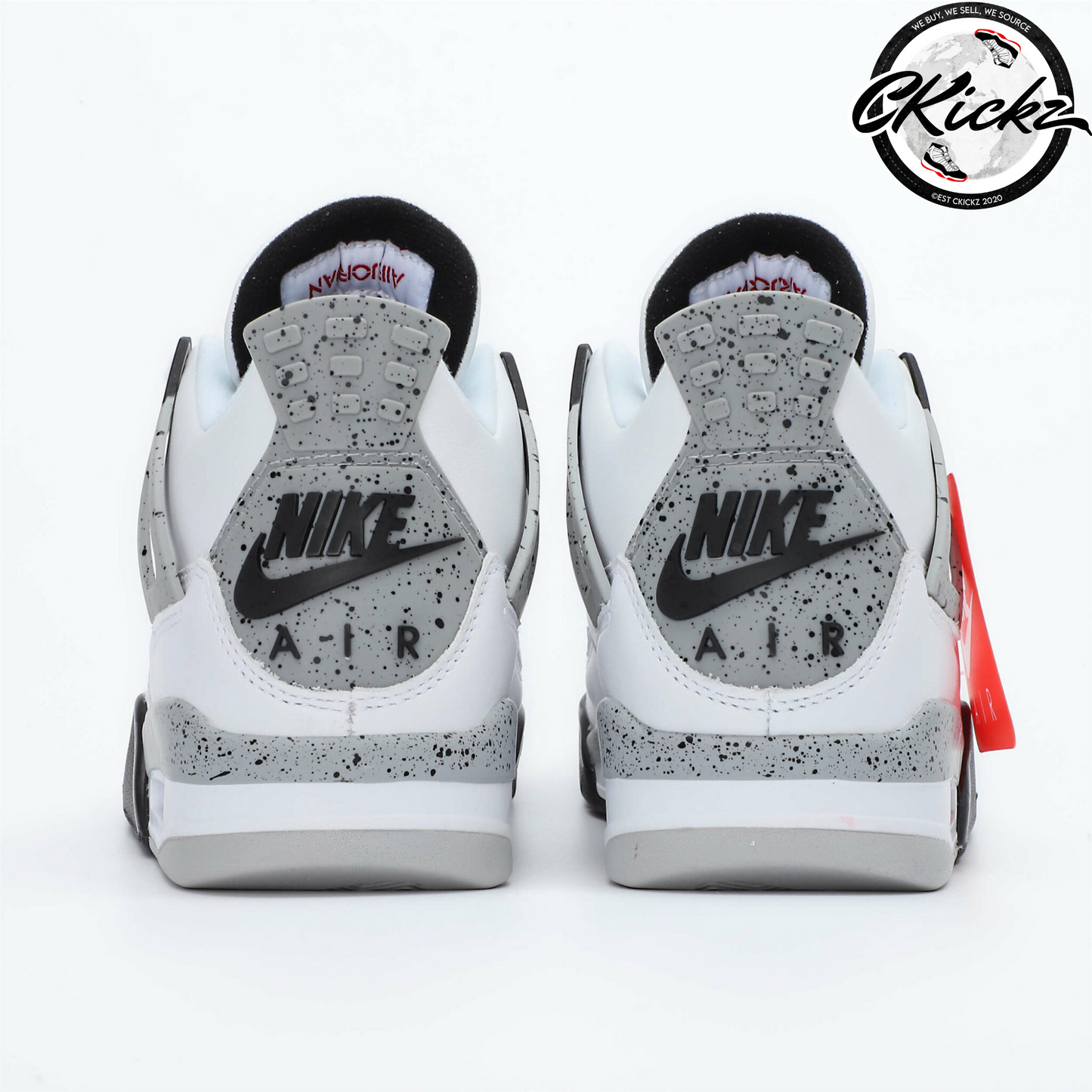 Retro White Cement Trainers