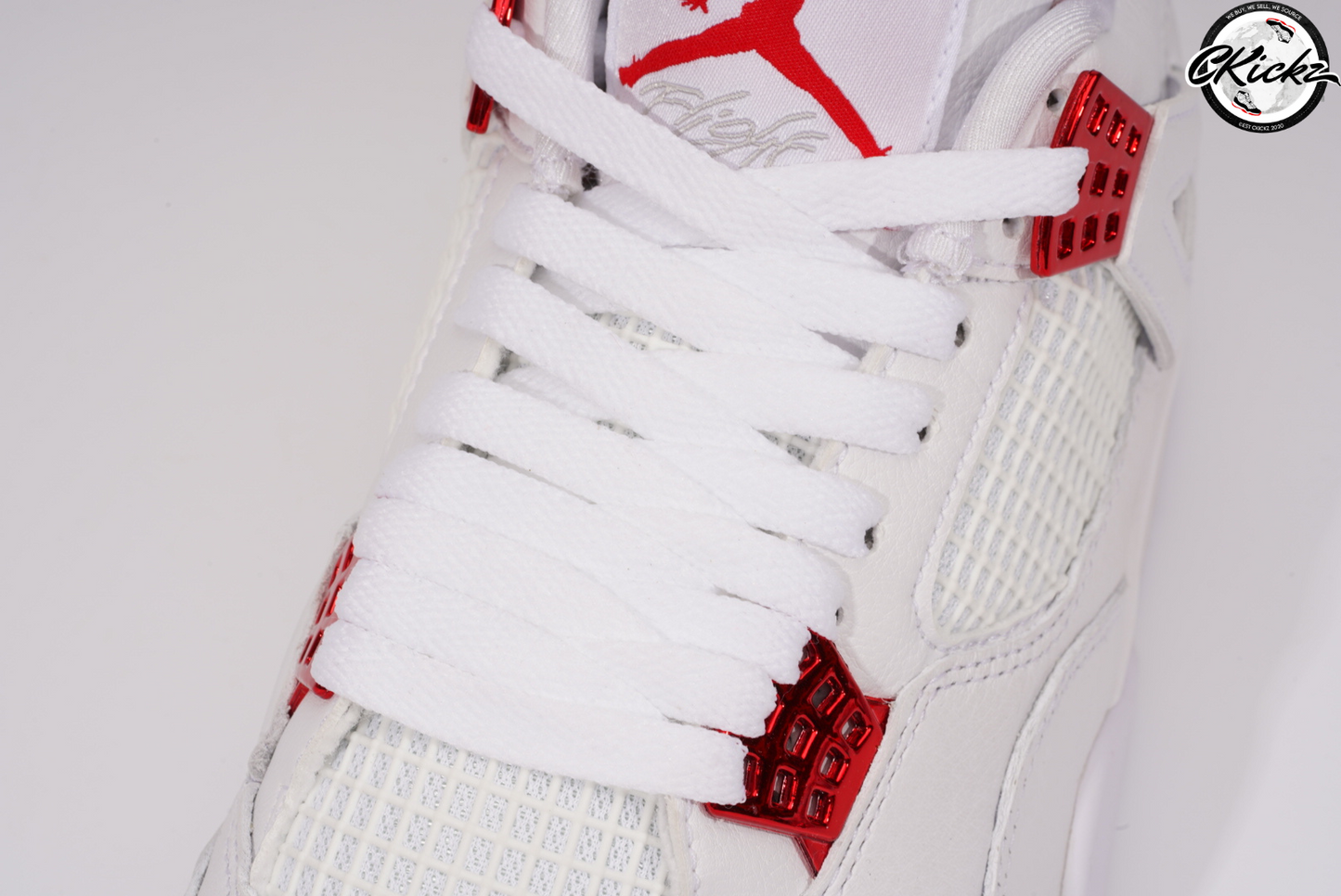 Retro Metallic Red Trainers