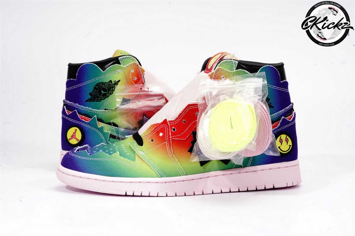 Retro High Multi Coloured Trainers