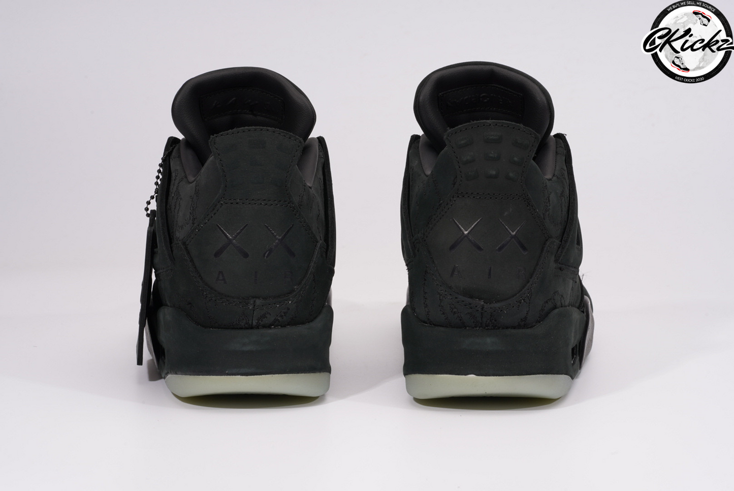 Retro Kaws Black Trainers