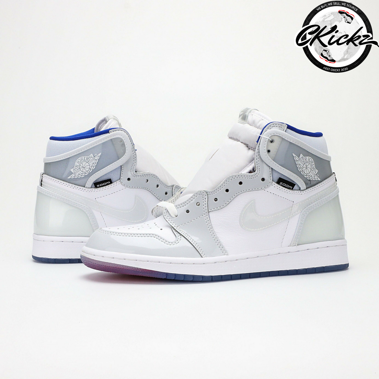 Retro Zoom Blue Trainers