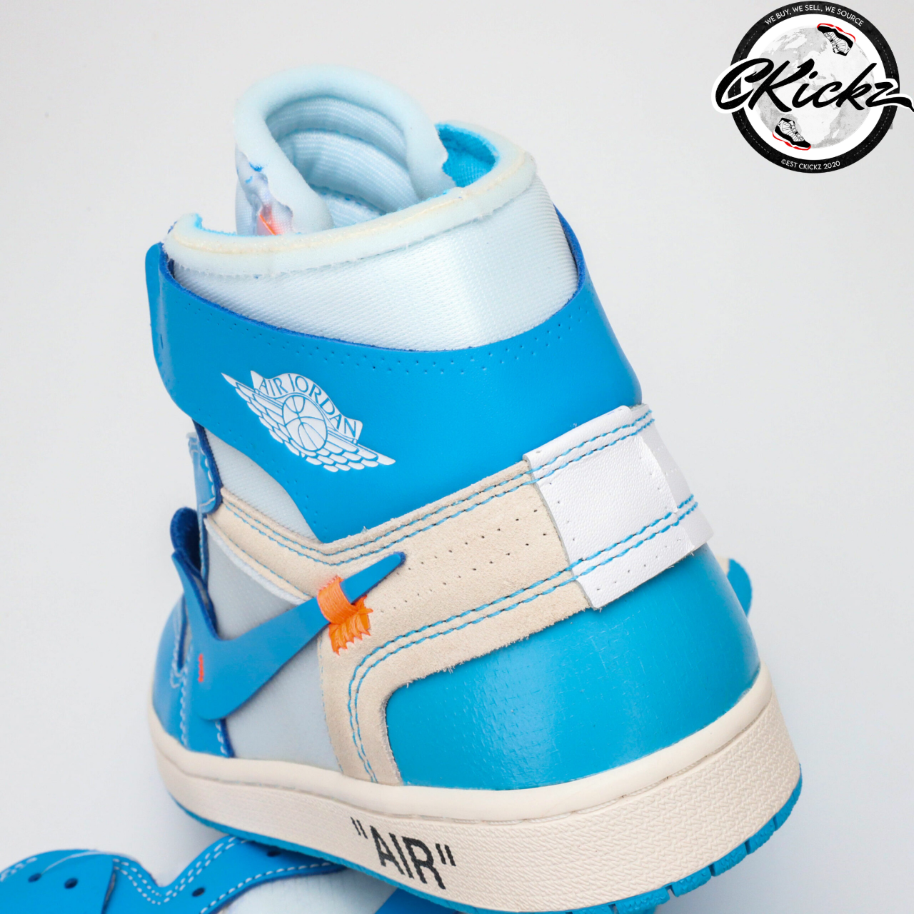 Retro High Off White University Blue