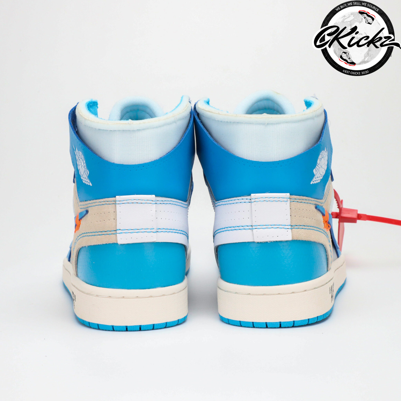 Retro High Off White University Blue