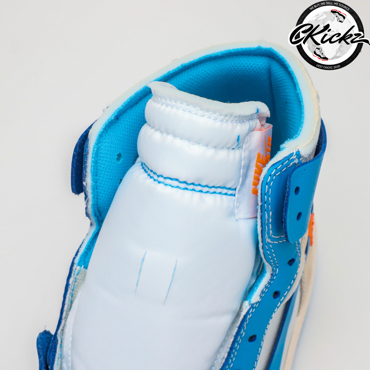Retro High Off White University Blue