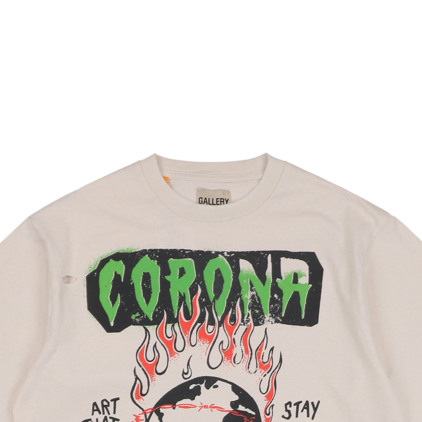 Gallery Dept Corona Virus Beige T-Shirt