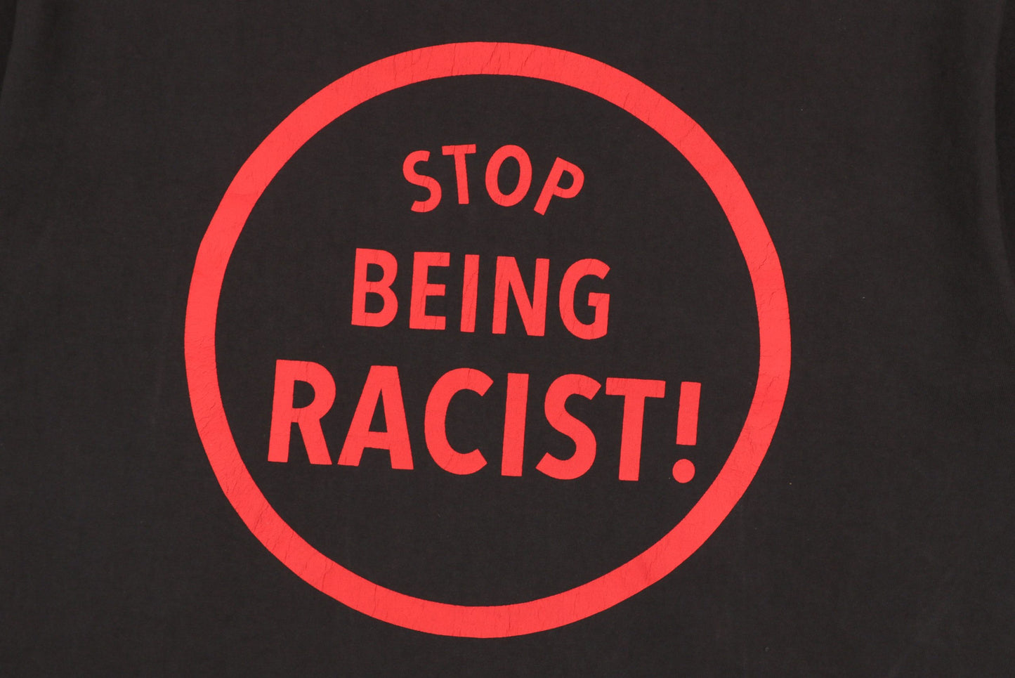 Gallery Dept Stop Being Racist Black T-Shirt