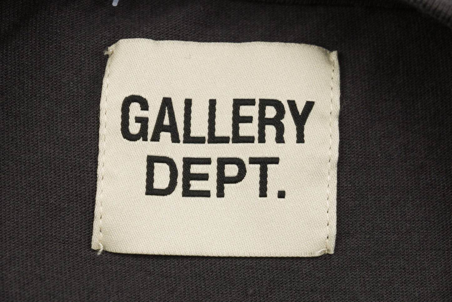Gallery Dept Security Long Black White Sweatshirt