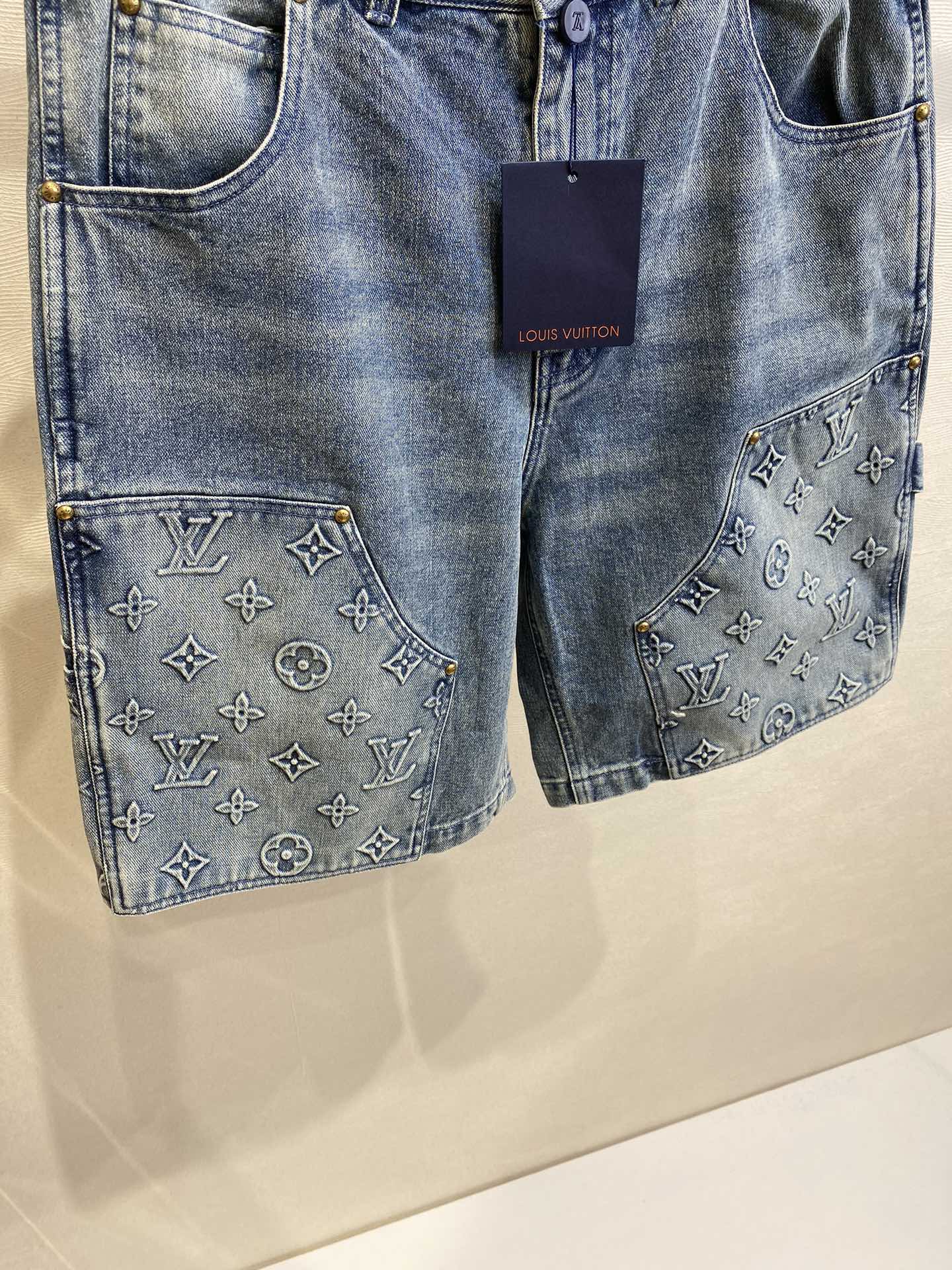 LV Jean Shorts