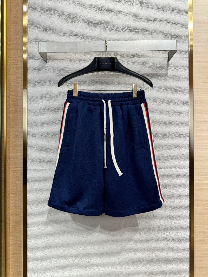 Jacquard  Webbing Knit Shorts