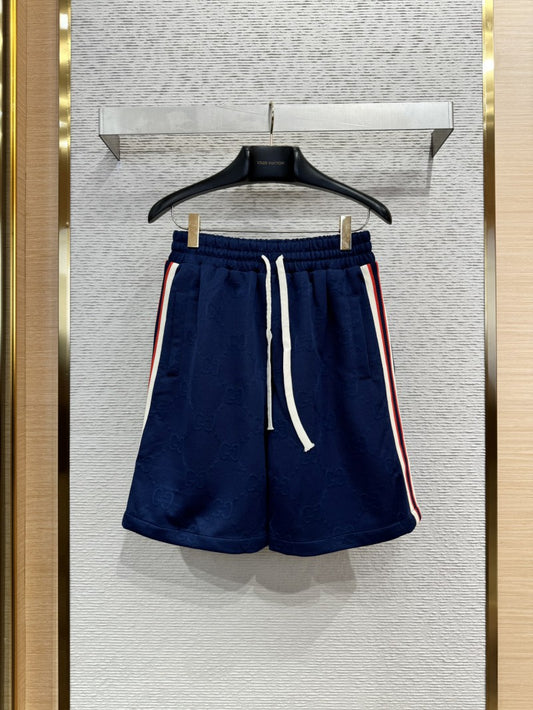 Jacquard  Webbing Knit Shorts