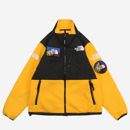 Outdoor Zip-Up Fleece Black Yellow