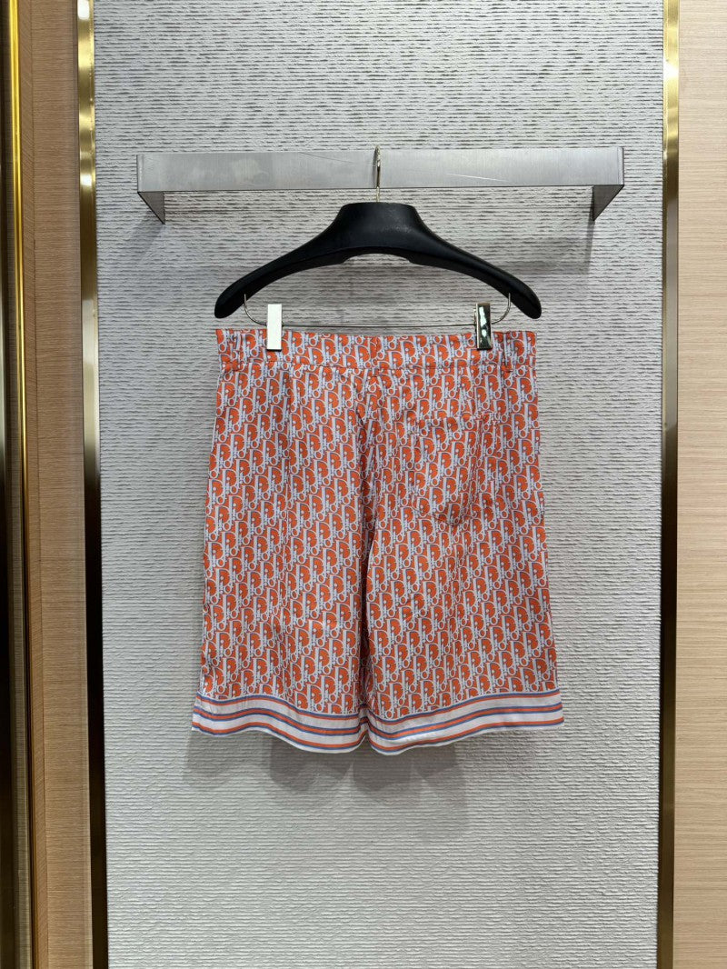 Silk Shorts Red