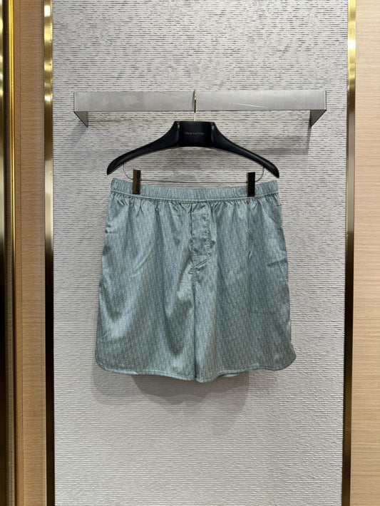Silk Shorts Green