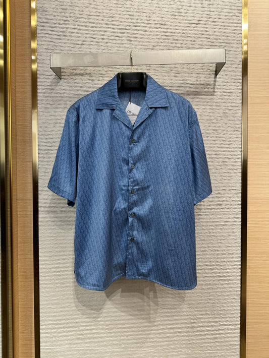 Silk Shirt Blue