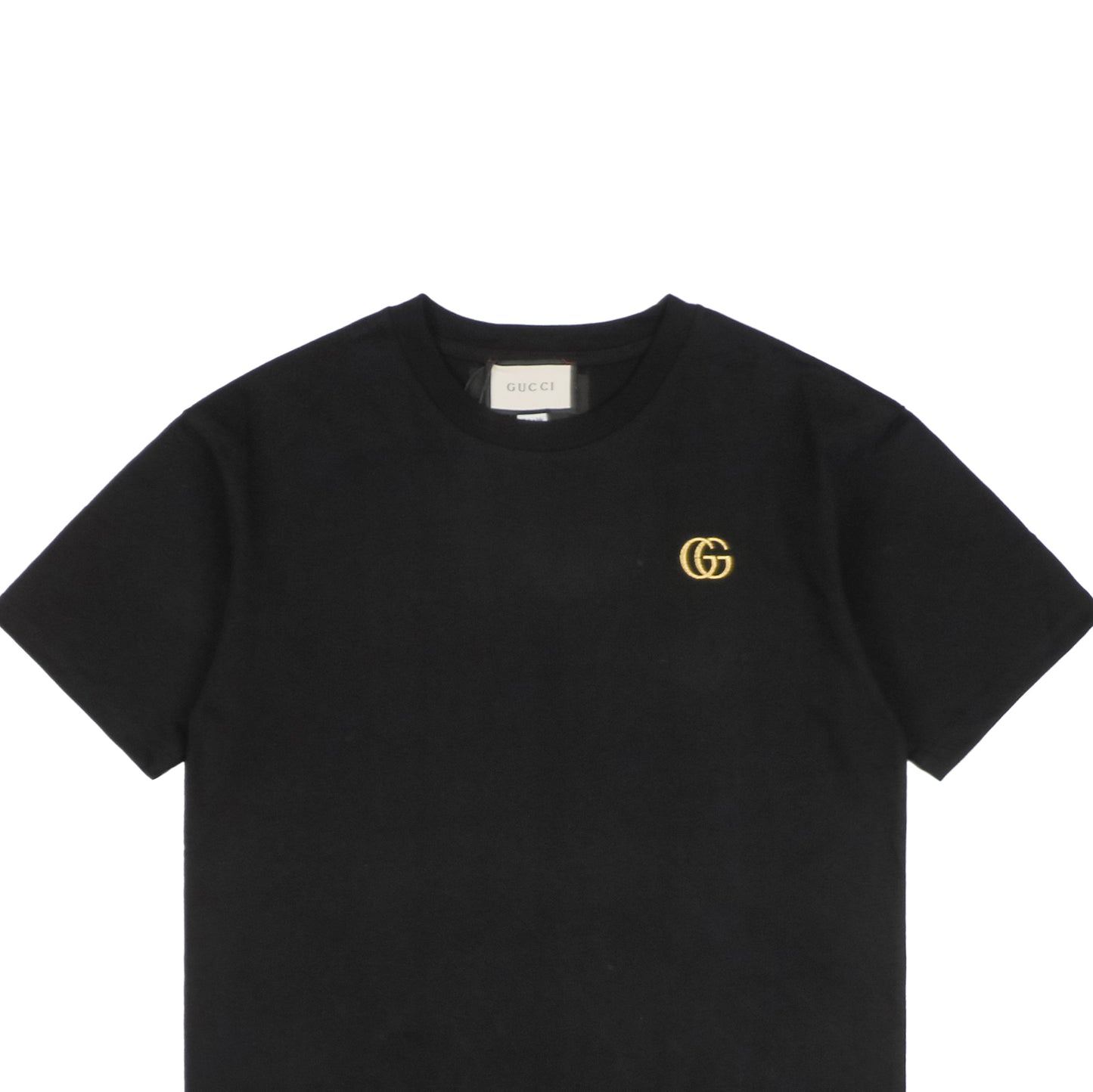 Gucc1 Small Gold T-Shirt Navy