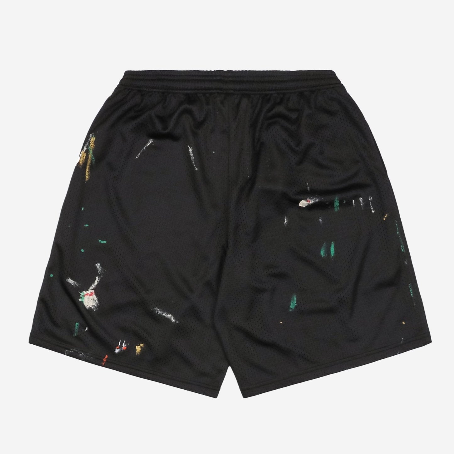 Gallery Dept Paint Splashed Black Shorts