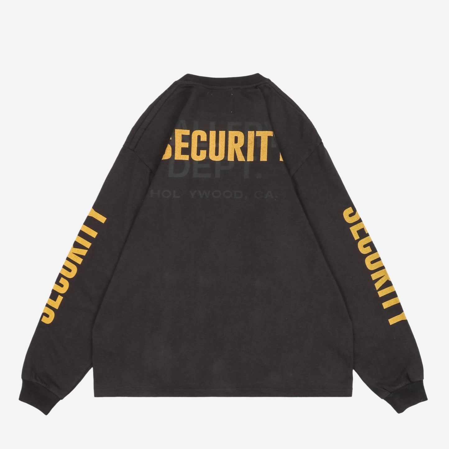 Gallery Dept Security Long Black Sweatshirt