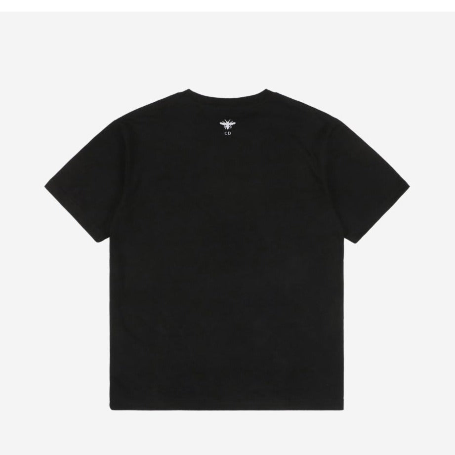 Black T-Shirt, Blue Logo