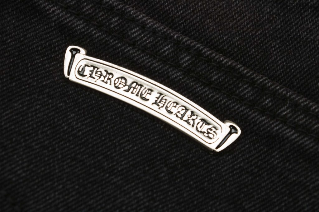 Chrome Hearts Black Jeans (Pink Logo)
