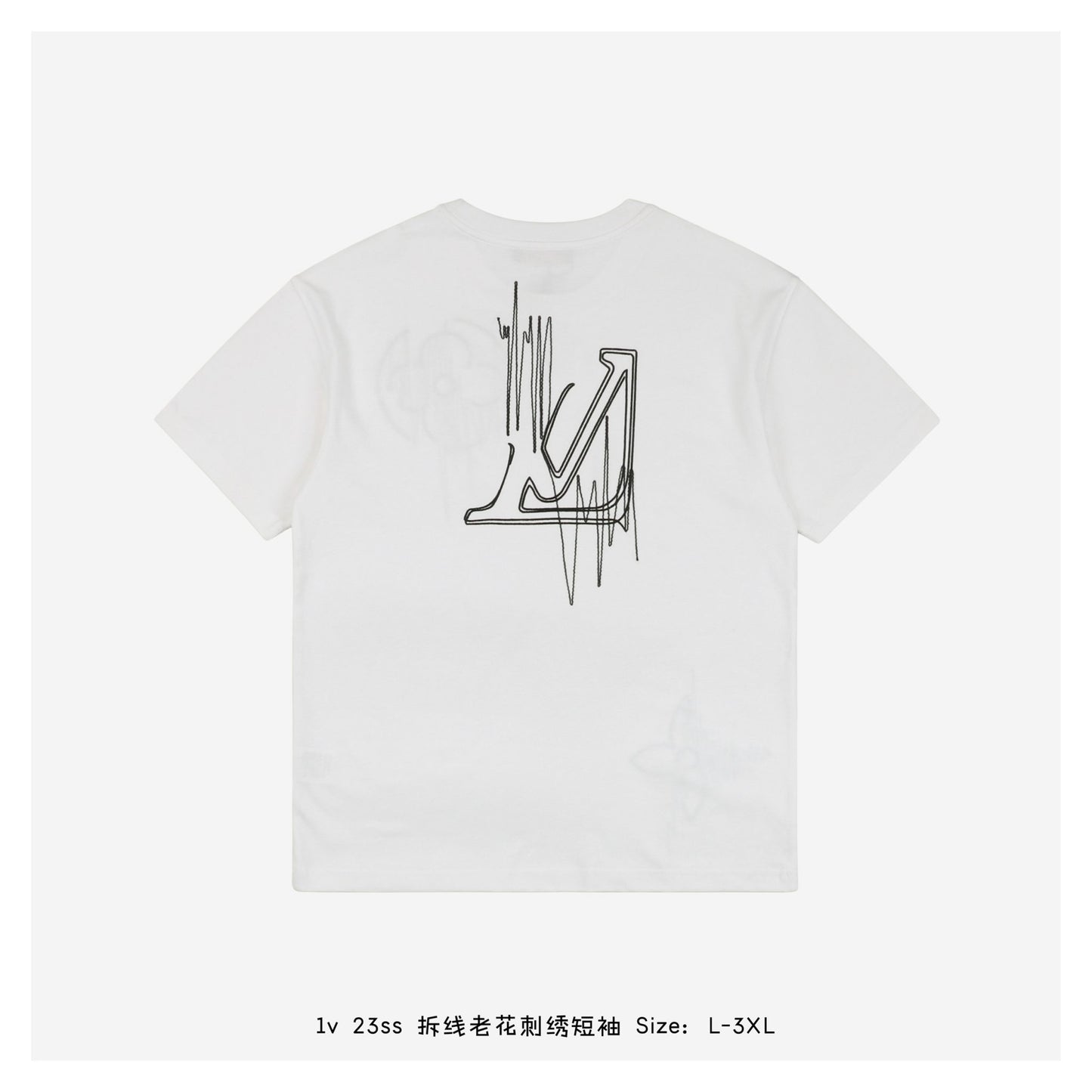 LV White T-Shirt 3